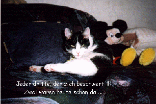 Schlecht gelaunt